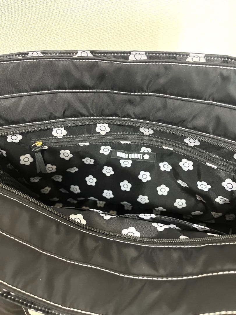 ナイロンデイジーステッチ トート★マリークワント（MARY QUANT）