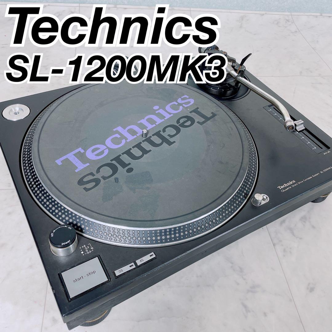 テクニクス　ターンテーブル　SL-1200MK3 音響　ブラック　N1047