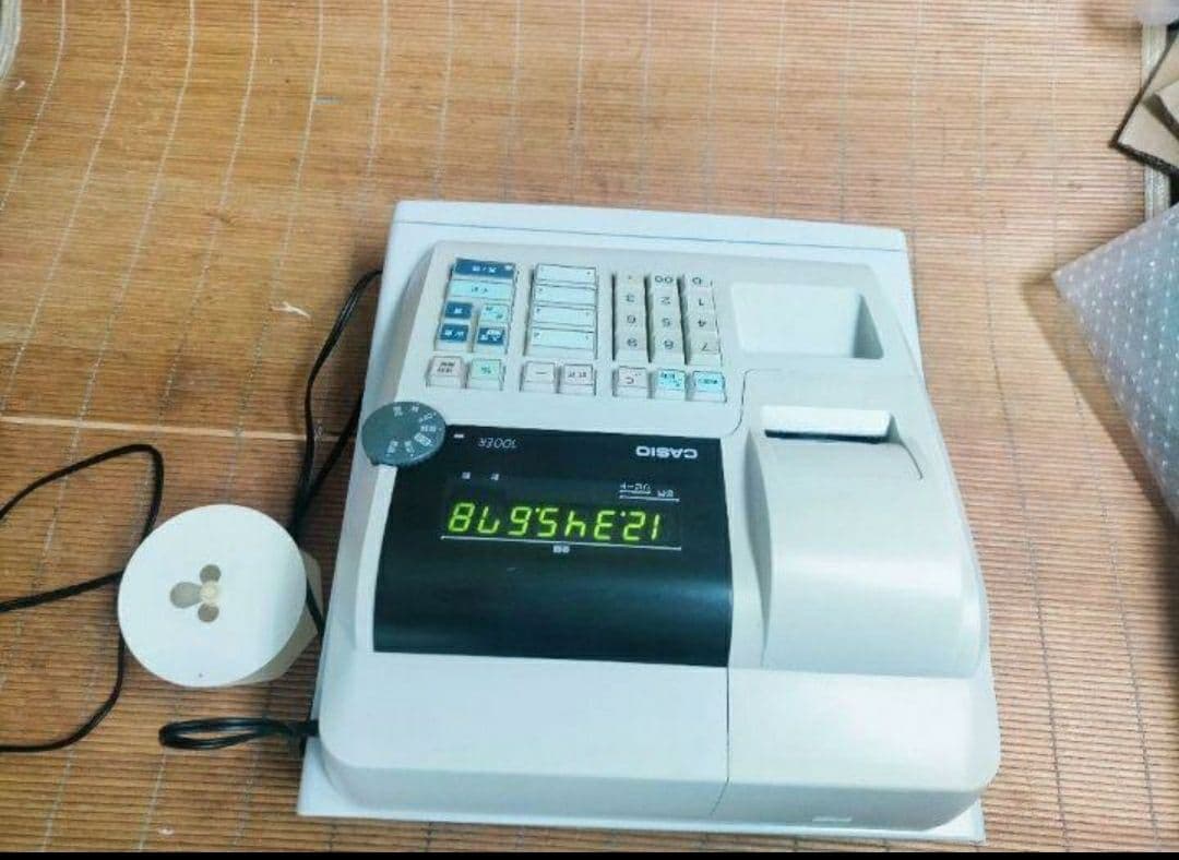 カシオレジスター　100ER　簡単便利特殊　送料込　464440