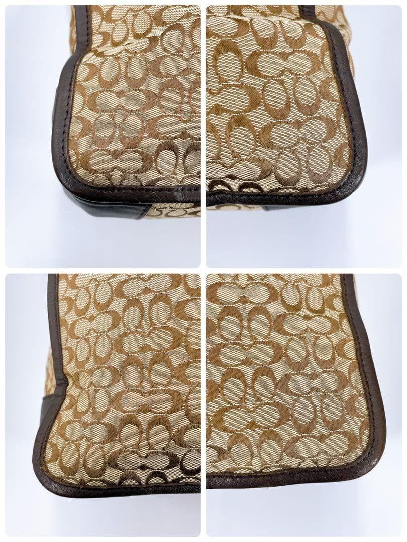 COACH コーチ 2way ビジネスバッグ ミニシグネチャー F70697