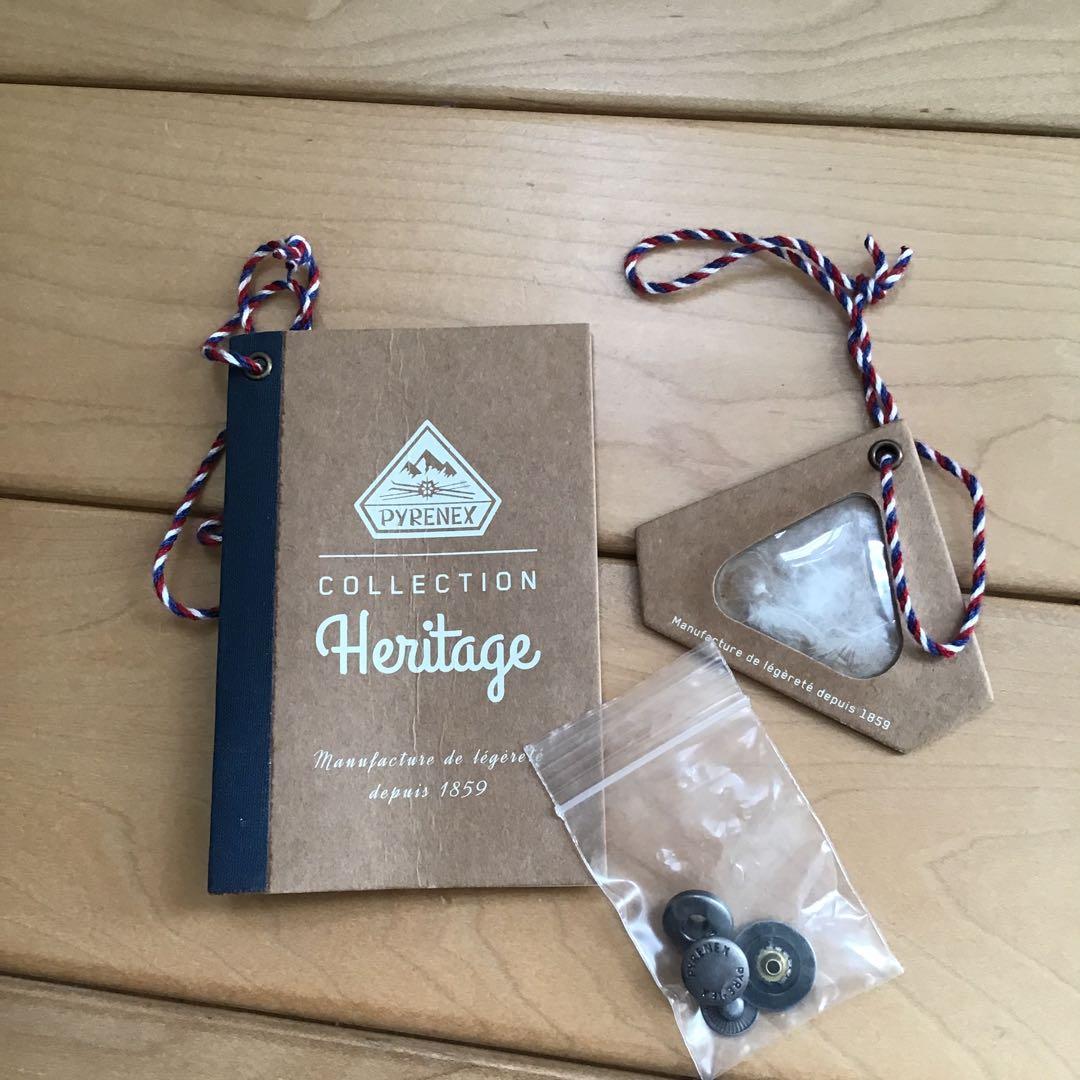 IENAコラボPYRENEX Heritage ダウンジャケット 38 ネイビー