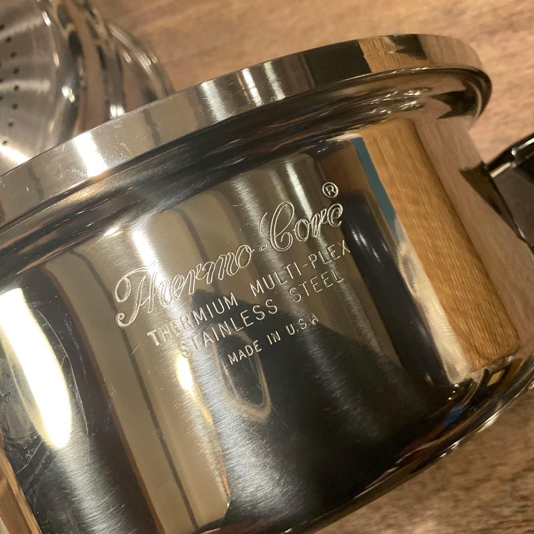 未使用！テンプトーン TEMP-TONE サーモコア ステンレス 片手鍋 無水鍋