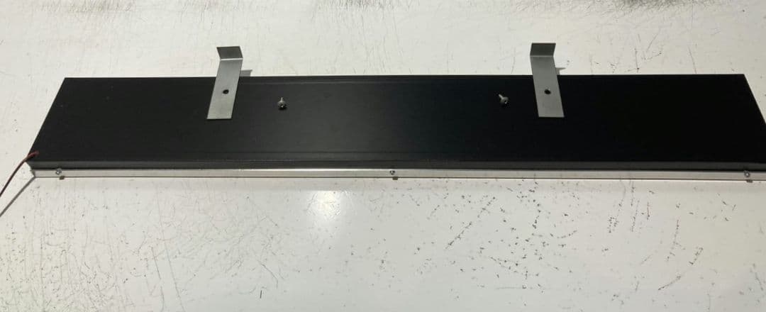 ワンマンアンドン814カーテンレール挟み込み取り付け仕様