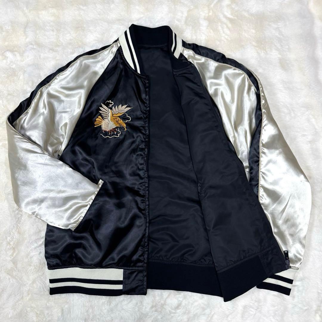 【しゅーさん専用】アルファインダストリーズ スカジャン 刺繍 リバーシブル 龍