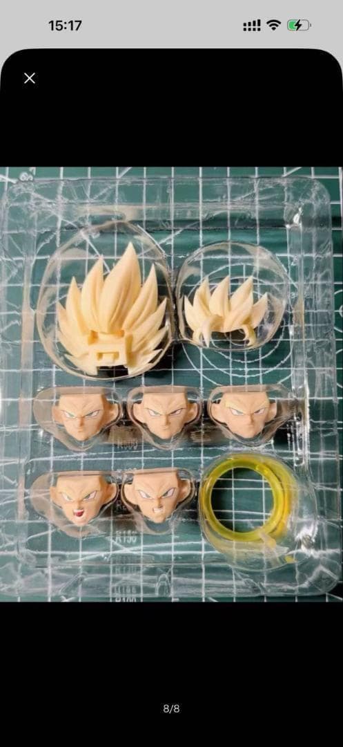 S.H.Figuarts用 孫悟空スパーサイヤ人2 ヘッドパーツB