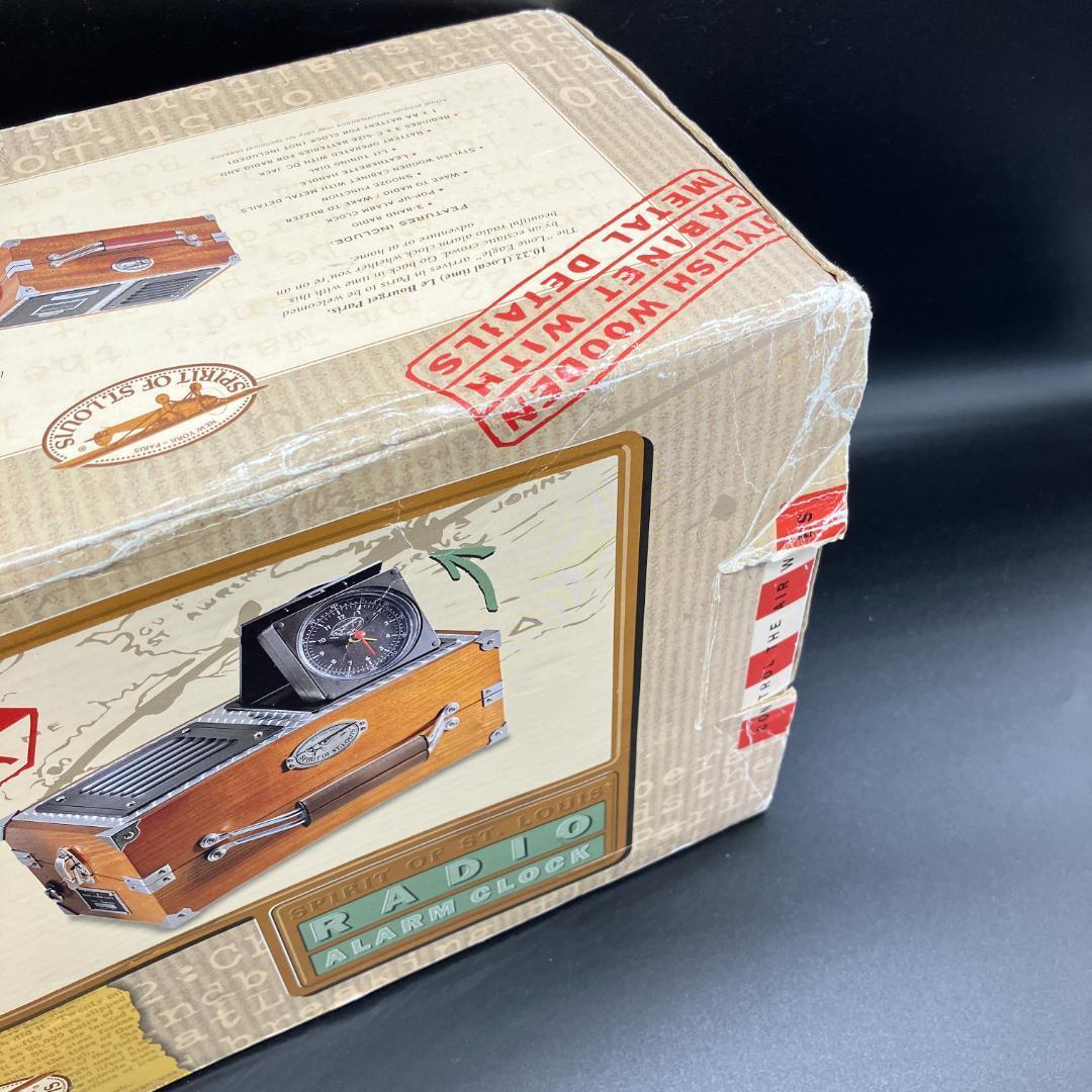 スピリット オブ セントルイス　AM/FMラジオ　アラーム時計　レトロデザイン