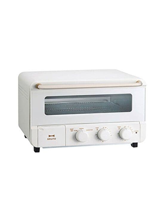 《新品未使用》BRUNO ホワイト スチームアンドベイクトースター