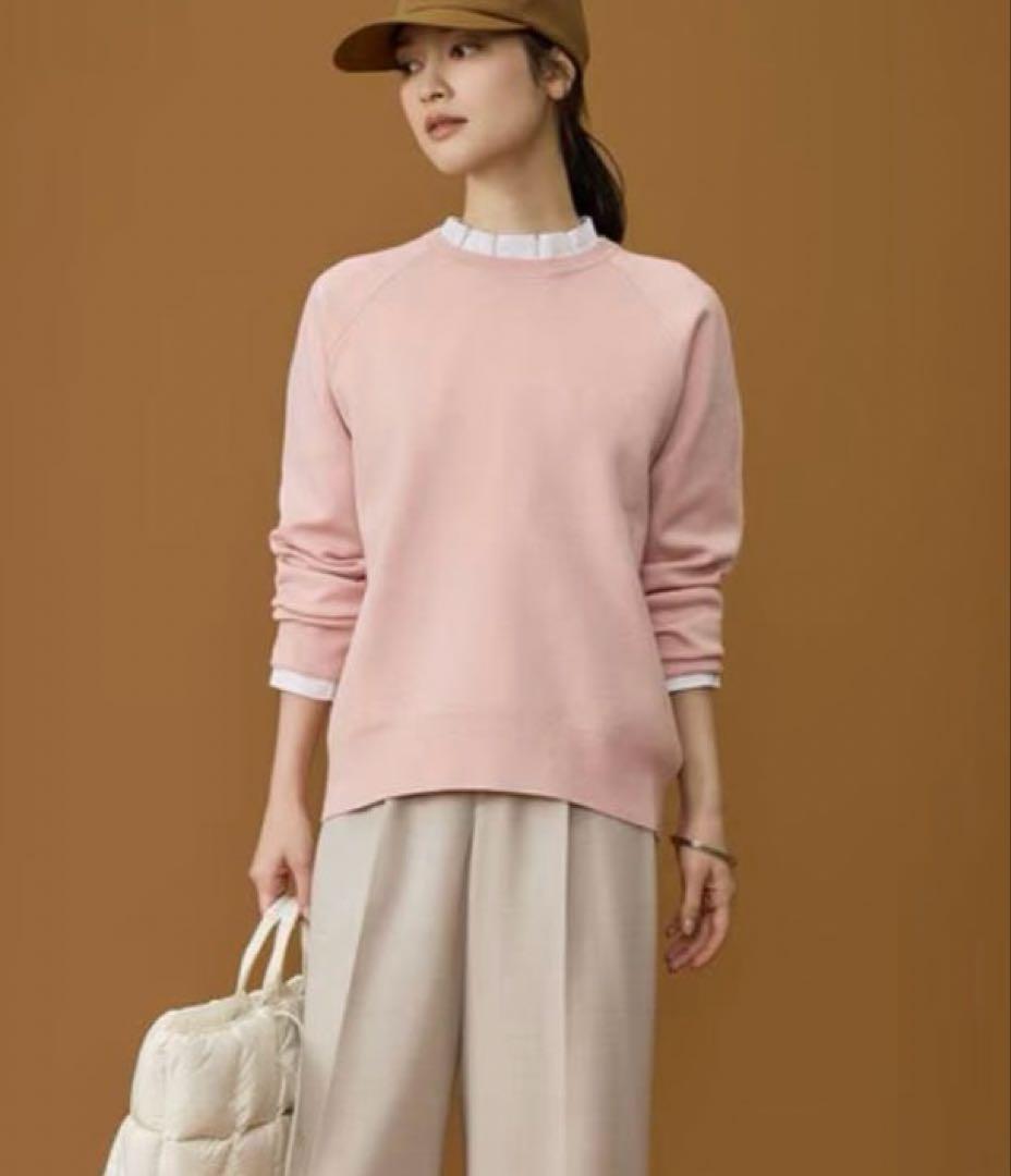 自由区【今季新作】スムージーラグランスリーブ ニット