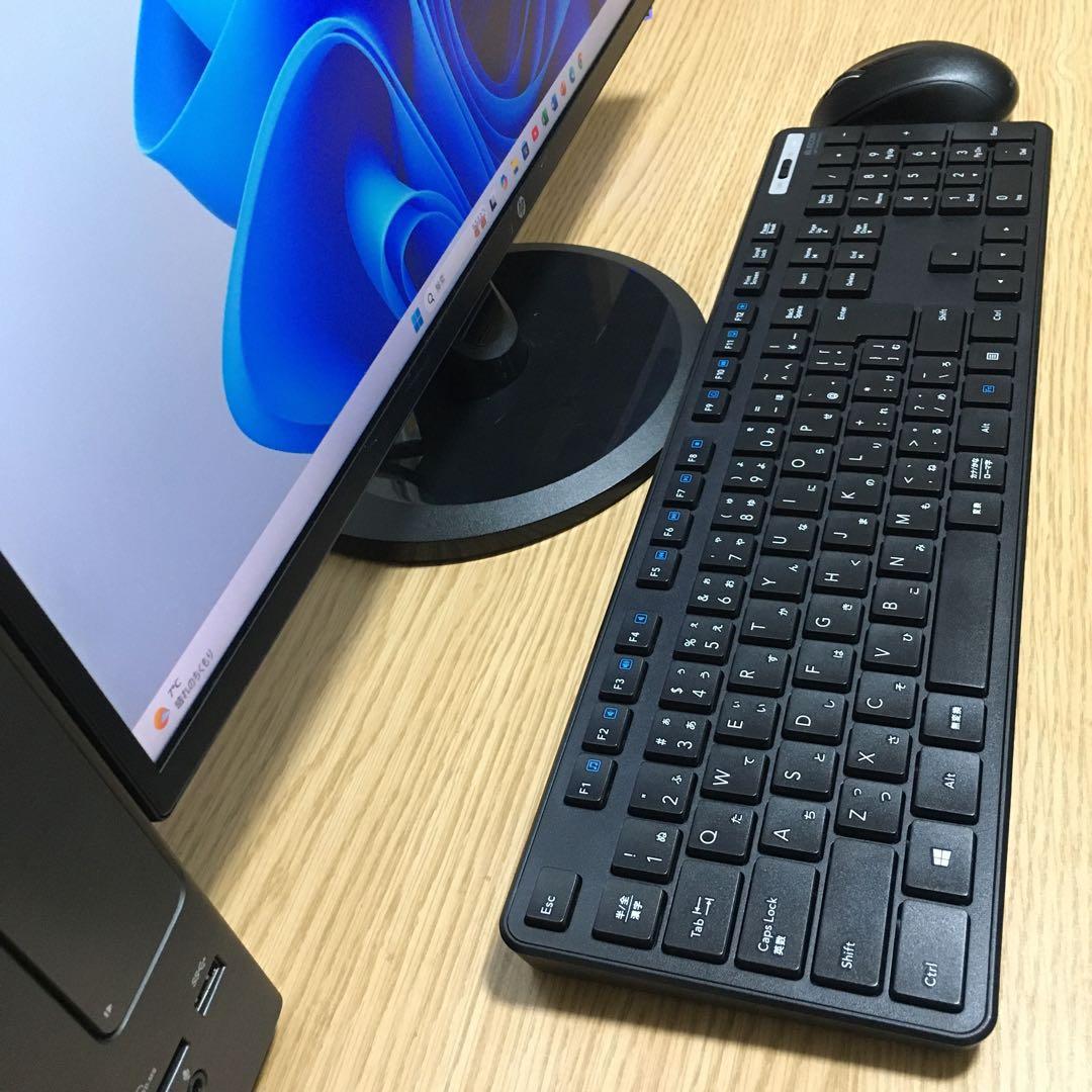 取扱説明書付き ASUS デスクトップ フルセット Win11 23.8'モニタ