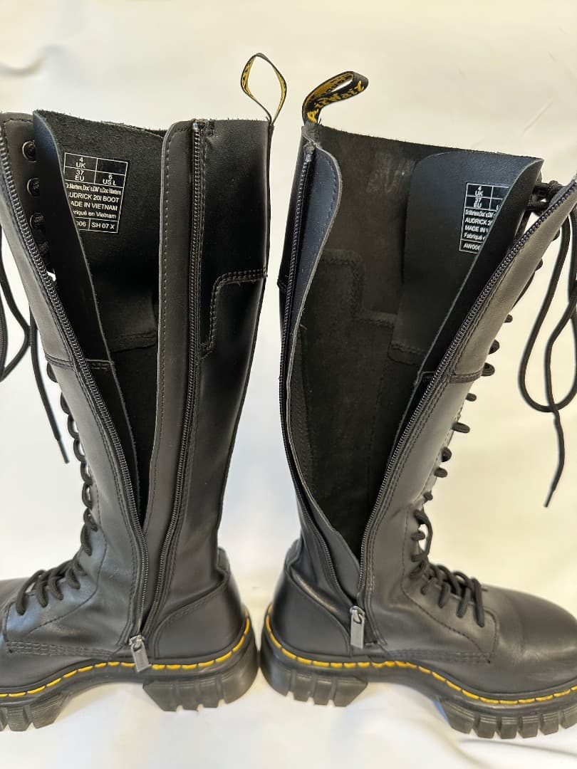 【mochi】ブーツ　ドクターマーチン　ロングブーツ