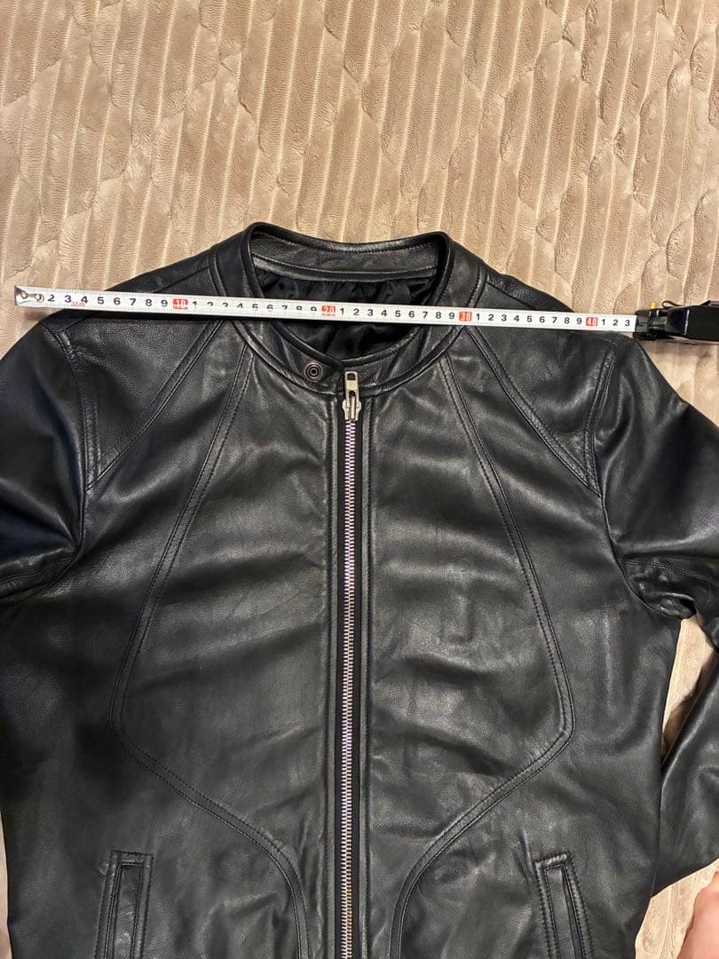 RickOwens 14SS intarsia レザージャケット