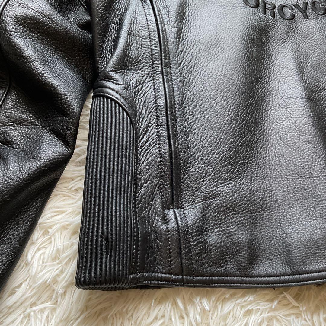 美品✨ハーレーダビッドソン　レザージャケット　シングルライダース　M 黒　現行