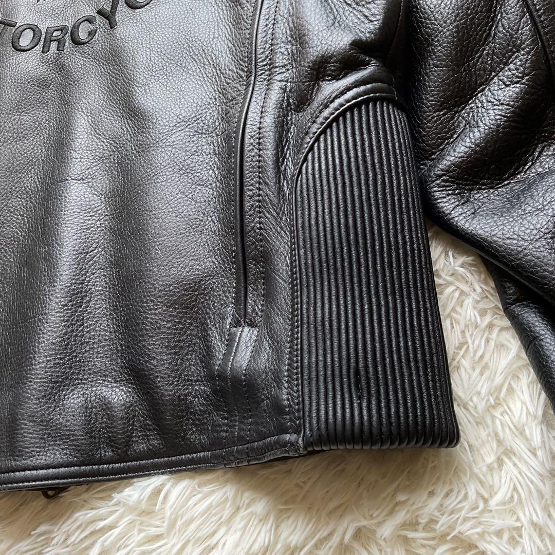 美品✨ハーレーダビッドソン　レザージャケット　シングルライダース　M 黒　現行