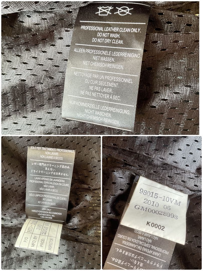 美品✨ハーレーダビッドソン　レザージャケット　シングルライダース　M 黒　現行