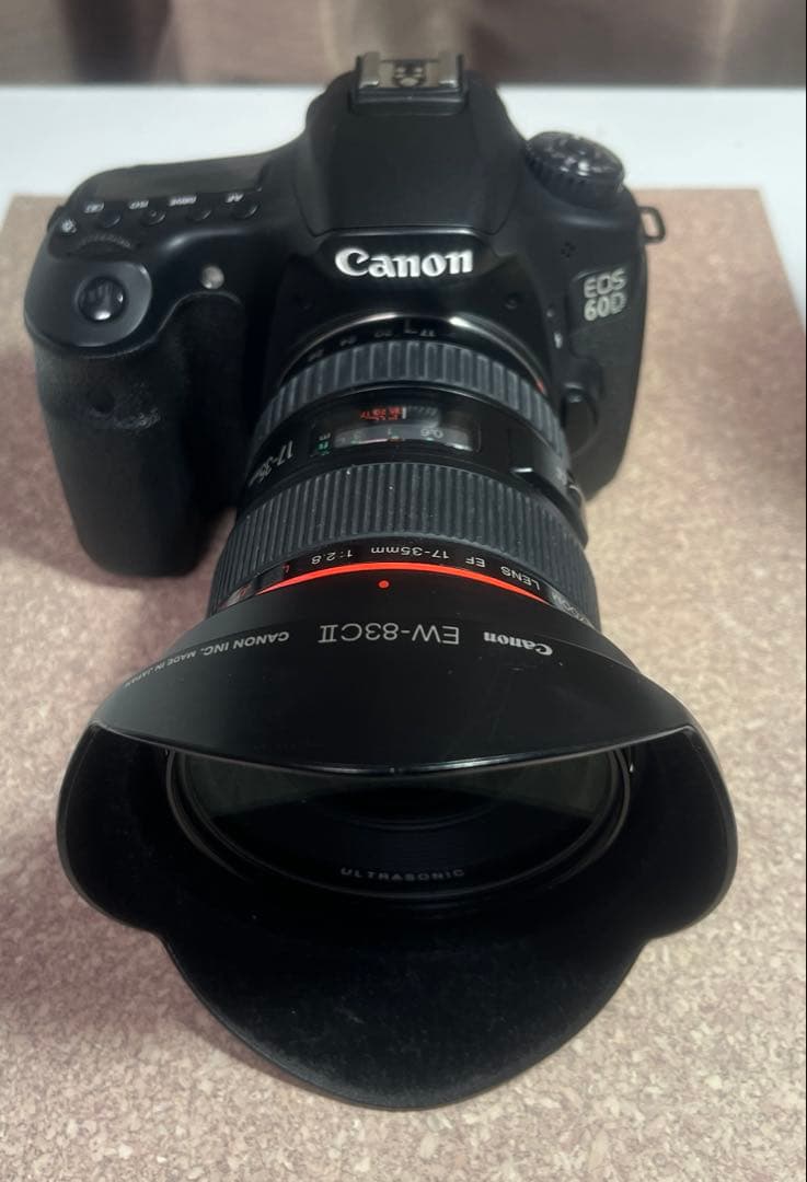 Canon EOS 60D F2.8 EF17-35mmレンズ付