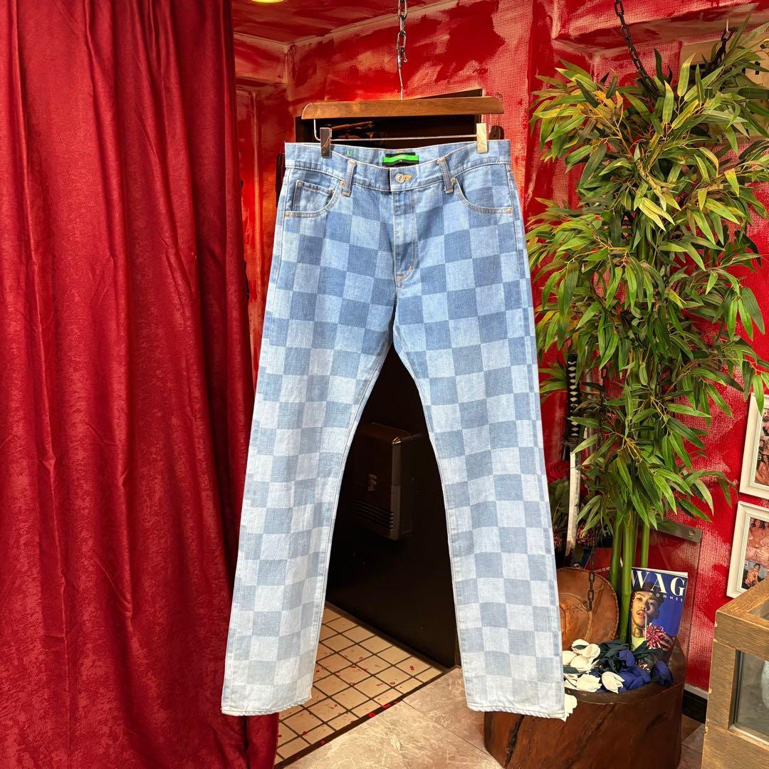 Swagger チェック柄 デニム 30