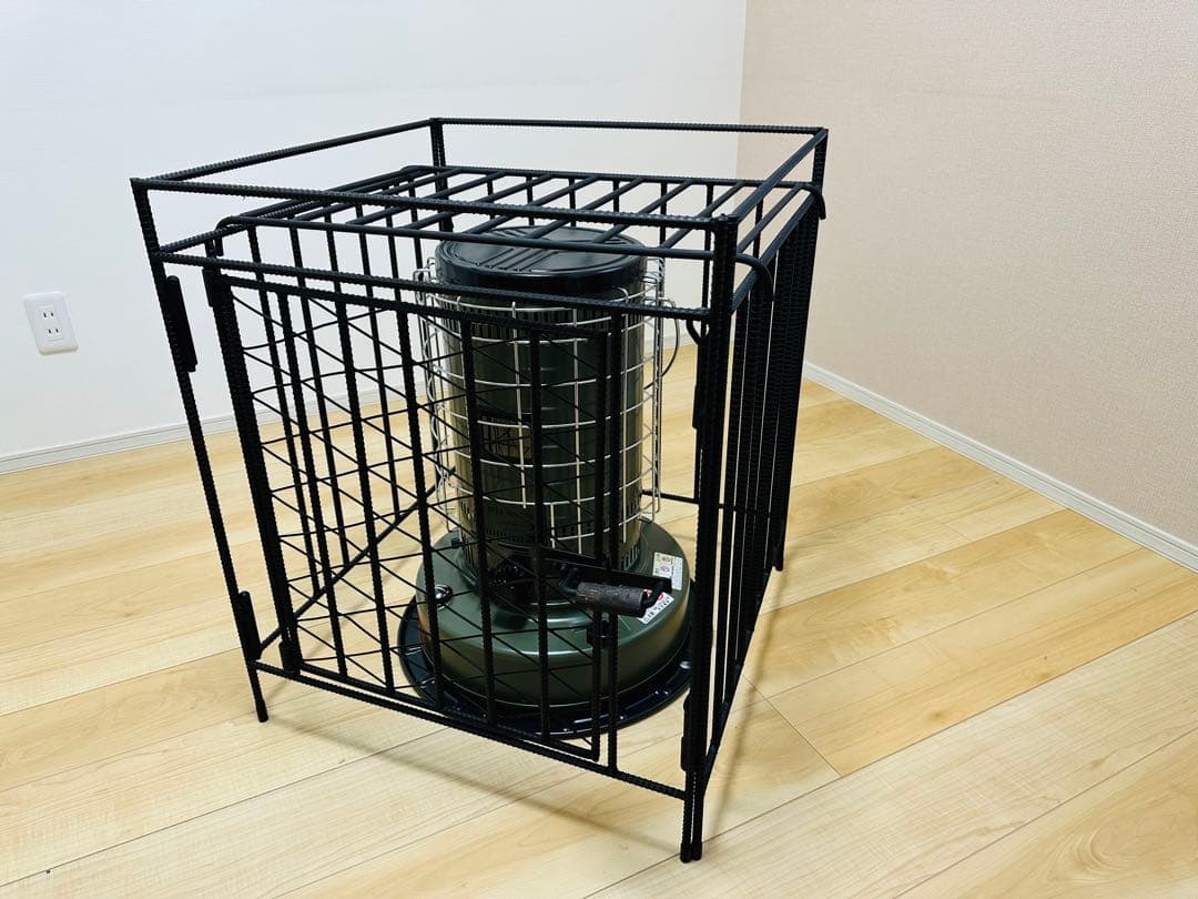 トヨトミ KS-67H ストーブガード 菱形デザイン 異形鉄筋無骨 ハンドメイド