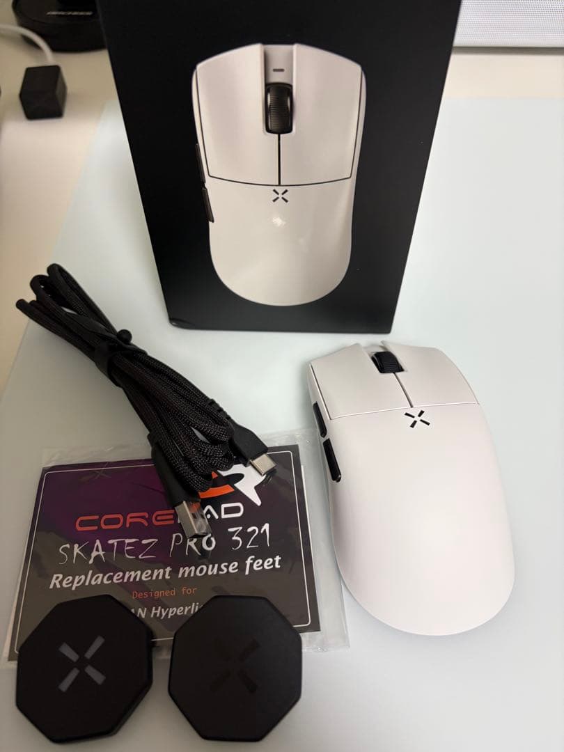 【美品】HITSCAN Hyperlight ホワイト 8kドングル