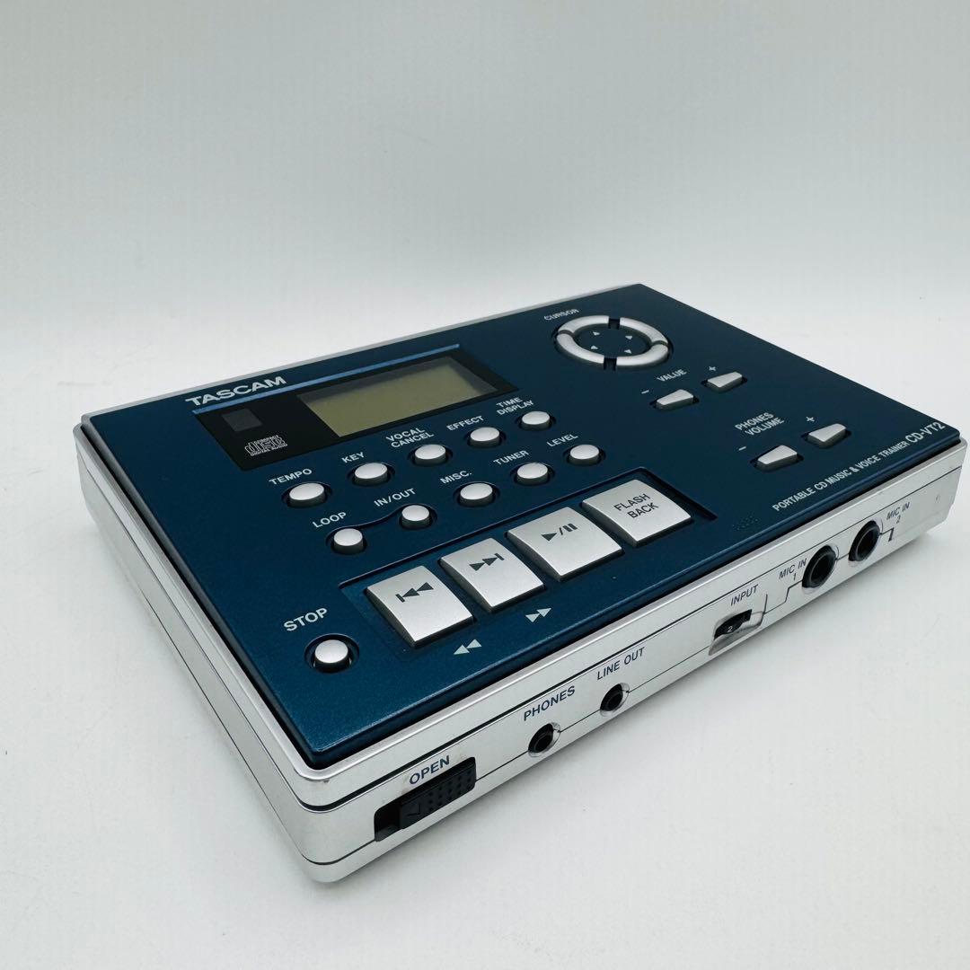 【アダプタ付き】TASCAM CD-VT2 タスカム CDボーカルトレーナー