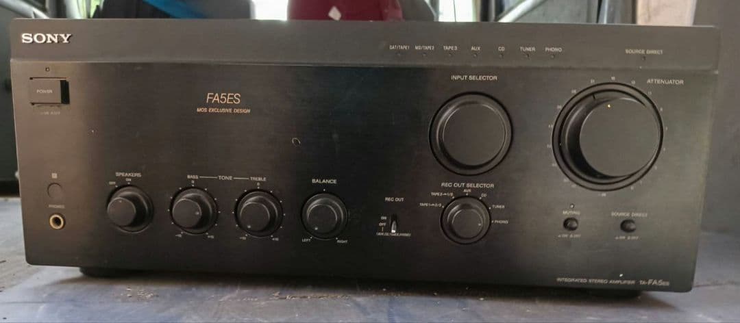 SONY ソニー アンプ FA5ES 動作未確認