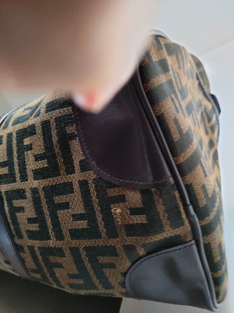 フェンディボストン　ズッカ柄　ヴィンテージ