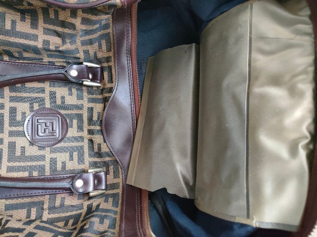 フェンディボストン　ズッカ柄　ヴィンテージ