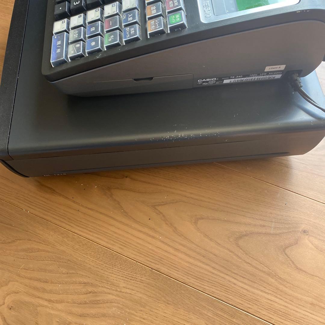 【送料無料】CASIO レジスター　TE-340