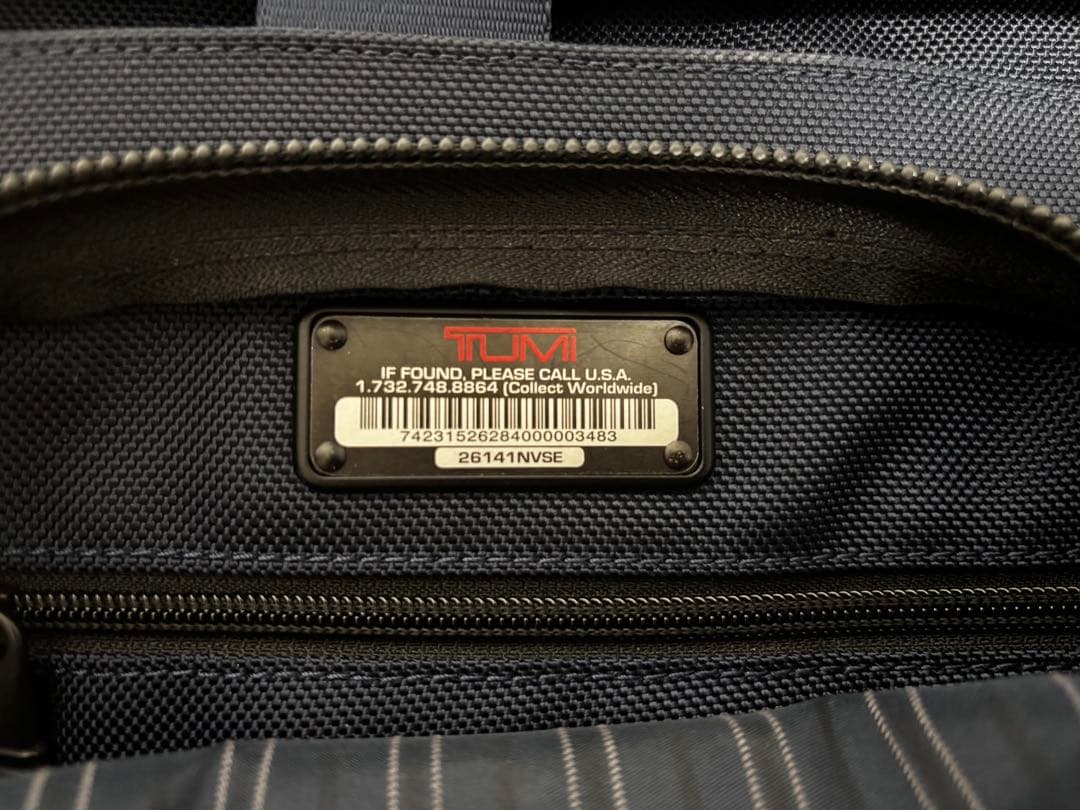 TUMI ALPHA SHIPS別注 ブリーフケース　26141NVSE