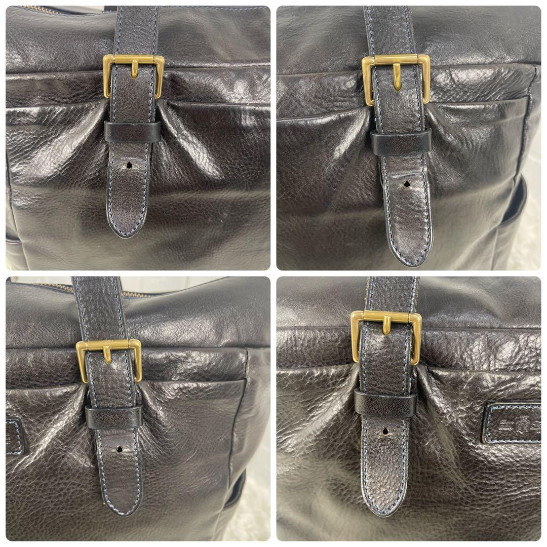 希少近年モデル　美品　フェリージ　トートバッグ　A4 オールレザー　ベルト調節可