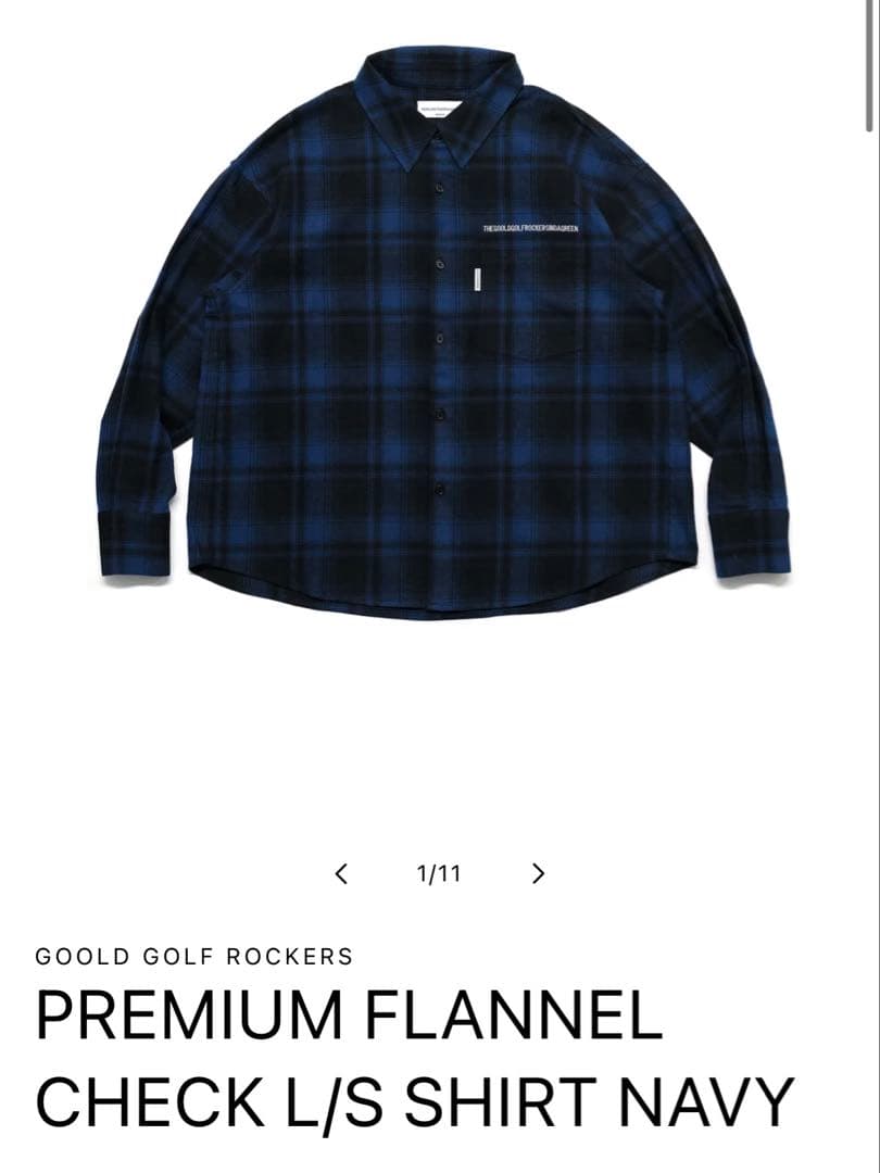 メンズウェア GOOLD GOLF ROCKERS PREMIUM FLANNEL CHECK