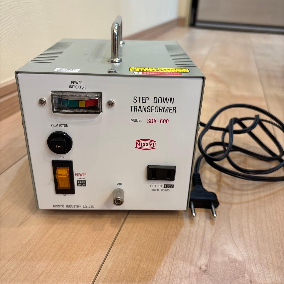 日章 変圧器 SDX-600 美品 ヨーロッパ
