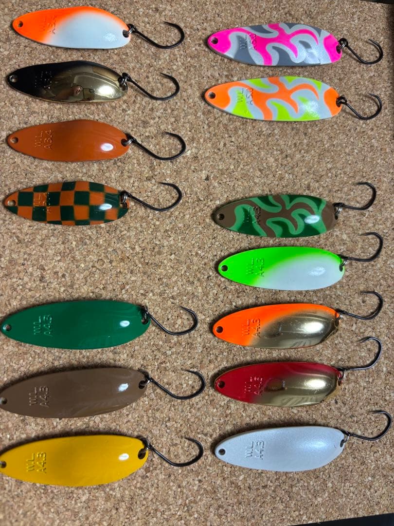 ウォーターランド アルミん5.0g,4.3g,3.4g ＋α（おまけ）