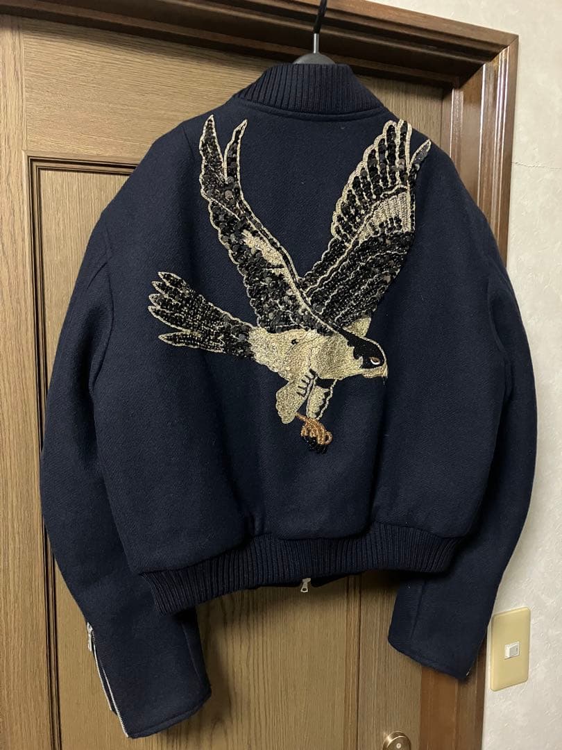 dries van noten エンブロイダリーボンバージャケット　刺繍