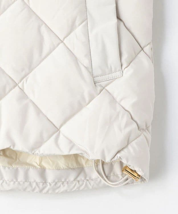 新品【TAION×UNFILO】キルティングダウンショート丈ブルゾンアイボリーL