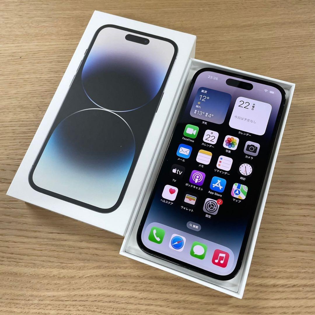 iPhone 14 Pro 256GB MQ0Q3J/A ストア購入