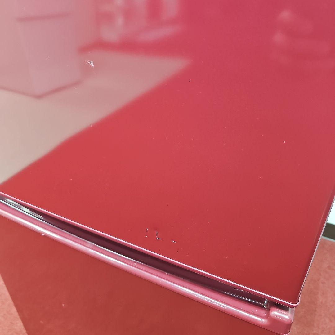 ワインレッド冷蔵庫と6kg洗濯機セット