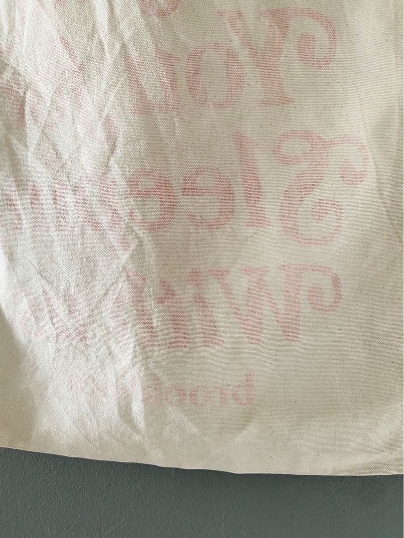 古着 ビンテージ エコバッグ 厚手 生地 袋 巾着 デッドストック 美品