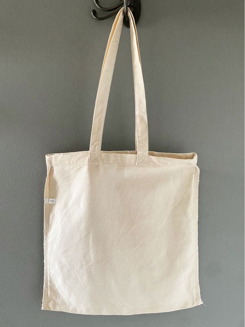 古着 ビンテージ エコバッグ 厚手 生地 袋 巾着 デッドストック 美品