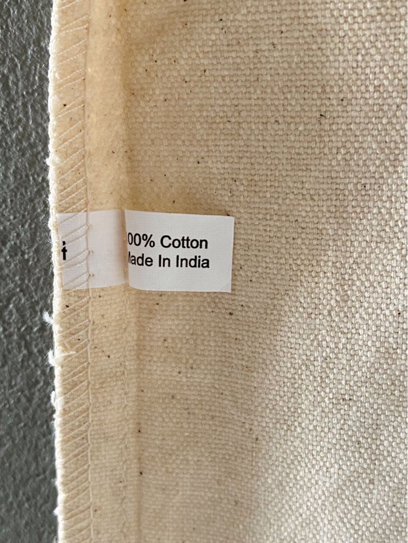 古着 ビンテージ エコバッグ 厚手 生地 袋 巾着 デッドストック 美品