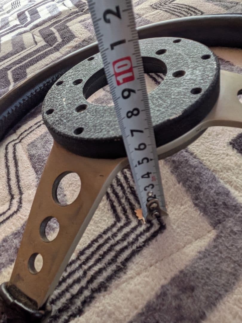 希少品、モトリタ ステアリング37㌢、アダプターリング付き