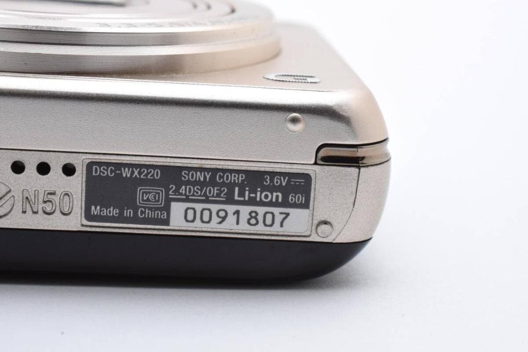 ★極上品★ SONY Cyber-shot DSC-WX220 ゴールド