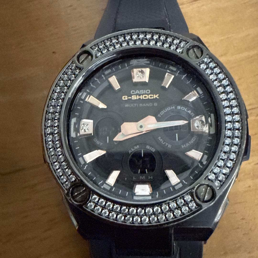 G-SHOCK GST-W310 BDD CZダイヤカスタム