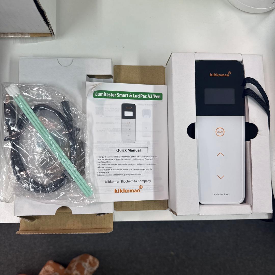 キッコーマン ルミテスターSmart スマート ATPふき取り検査システム