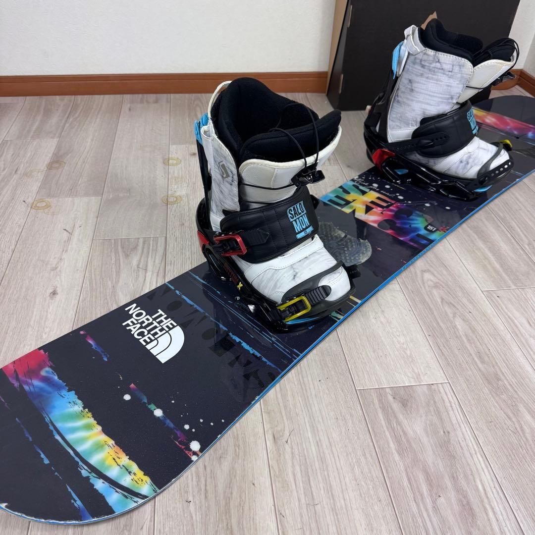 ブーツ無しSALOMON スノーボード 151cm 三点セット
