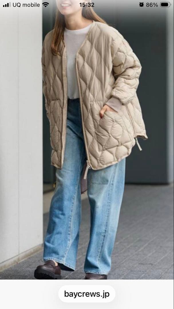 Framework別注　TAION/タイオン 別注フードビブス付きブルゾン 2