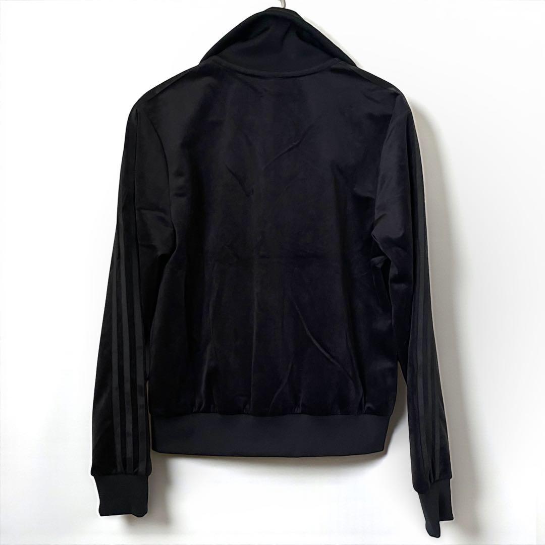 未使用 タグ付き adidas VELVET TRACK JACKET 黒/M