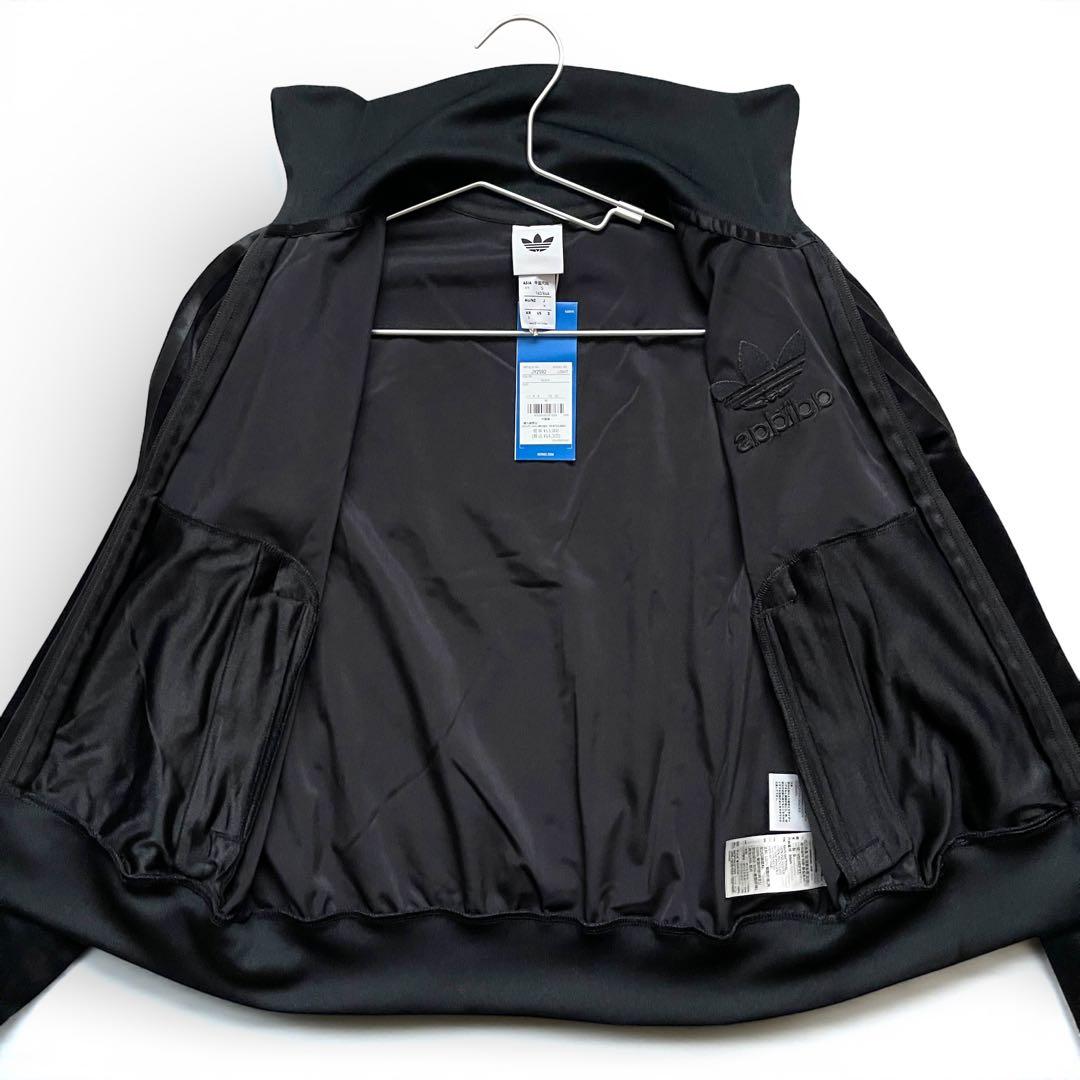 未使用 タグ付き adidas VELVET TRACK JACKET 黒/M