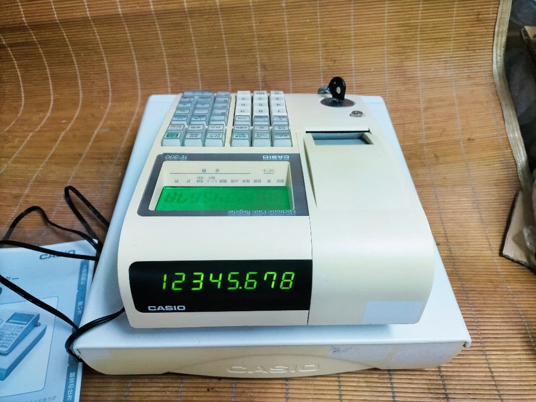 カシオレジスター　TE-300　フル設定無料　 送料無料人気機種　626261