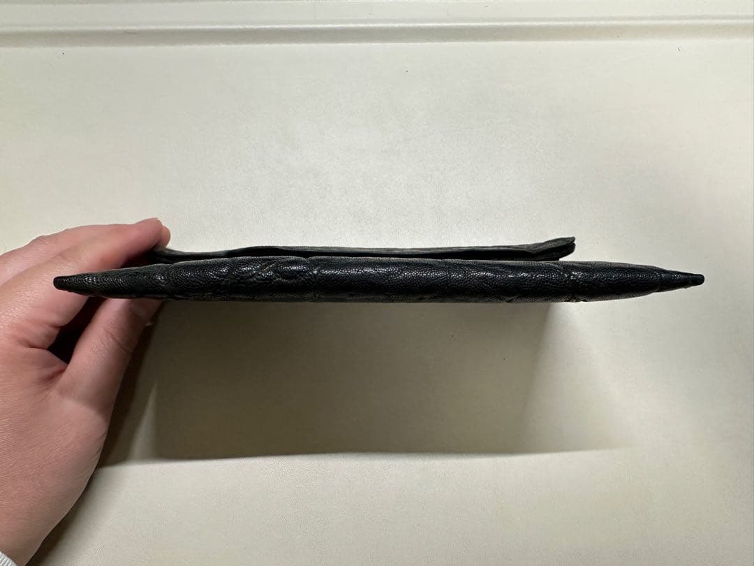 美品T.MBHおりつむスマート 黒象 tmbh STRASBURGO