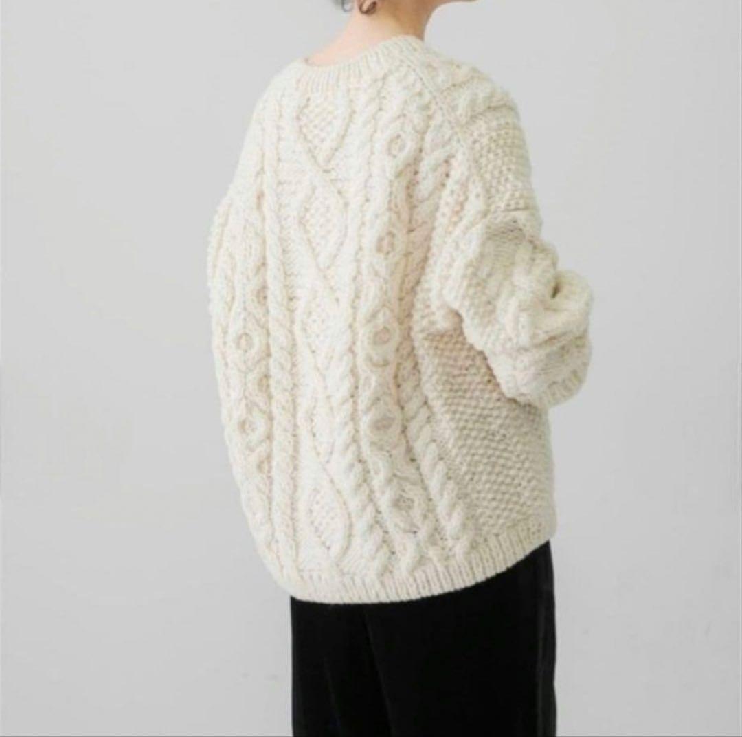 かぐれ　ペルーアランクルーネックニット